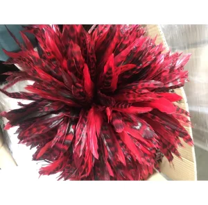 40 45cm Cock Coque Tail Chicken Rooster Feather for Craft DIY Costume Hat Accessory Stage Party Carnival Holiday Wedding Decor