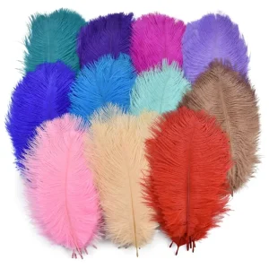 40 45cm Fushia Plume Ostrich Feather for Party Carnival Home Wedding Centerpiece Xmas Vase Holiday Decor DIY Craft Floral