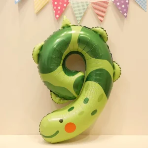40Inch Eco friendly Giant Animal Number Cartoon Foil Balloons for Birthday Christmas & Halloween Party Decoration