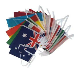 48 Countries Flying String Flag Banners Country World Flags Pennant for Party Bar Football Festival Decorations