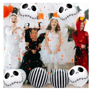 4D Festive Balloons Halloween Balloons Decorations Happy Halloween Party Halloween Foil Balloon Set