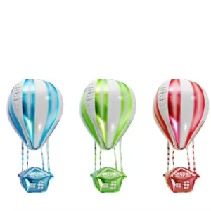 4D Hot Air Balloon Children’s Birthday Party Decorations Christmas Festive Arrangements Aluminum Film Balloon Activities