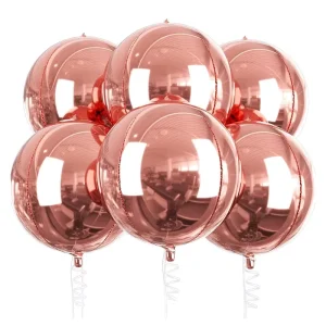 4D Sphere Foil Balloons 22 Inch Pure Color Eco Friendly for Christmas Party Wedding Decorations Globos