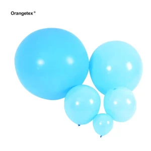 5 10 12 18 36 Inch Personalized Printed Different Kinds and Size Round Shape Latex Blue Balloons