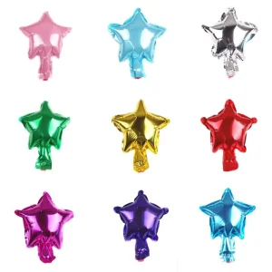 5 Inch Five Pointed Star Aluminum Film Cartoon Design Balloon for Birthday Party Decoration Toy