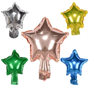 5 Inch Foil Luster Heart Star Love Balloon Rose Gold Eco Friendly Recyclable Silk Screen Printed Birthday Party Decoration for