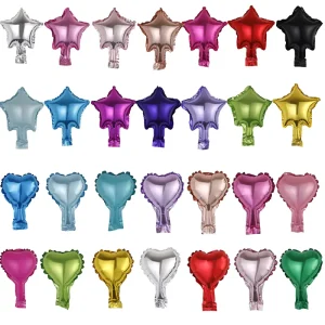5 Inch Glossy Heart Star Foil Balloons Mini Wedding Graduation Party Decoration Balloon Gifts Single Item