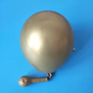 5 Inch Gold Metal Color Eco Friendly Party Decoration Chrome Balloons for Baby Shower