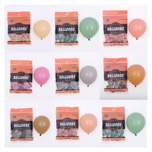 5 Inch Retro Color Latex Balloons Halloween Graduation Easter Thanksgiving Mother’s Day Christmas Party Decorations Festival