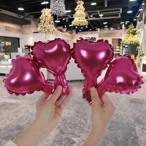 5 Inch Single Mini Heart Shape Glossy Foil Balloon 10inch Wedding Valentine’s Day Party Balloon Decoration