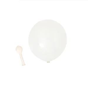 5 Inch White Color Plain Round Shape Custom ODM OEM Latex Matte Standard Balloons