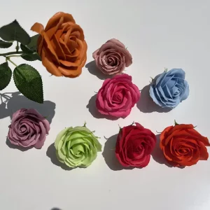 5 Layer Soap Rose Flower Head Christmas Decorative Artificial Soap Flower Festive Gifts and Home Decoration