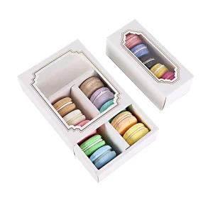 5 Pcs 10 Pcs Macarons Packaging Gift Paper Box