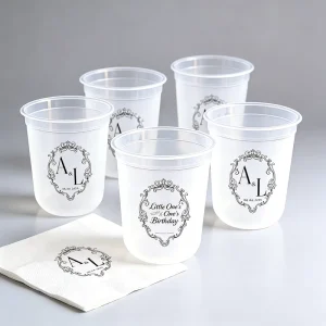 500ml 16oz Custom Logo Disposable PP Cup With Lids Smoothie Drink Bubble Milk Tea Juice Hard Frosted Hard Plastic 500cc Cocktail