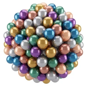 50pcs 12inch Christmas Wedding New Year Bachelorette Eid Mubarak Favors Decoration & Supplies Party Holiday Supply Decor Balloon