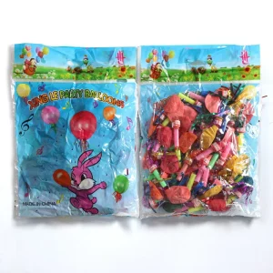50pcs Children Colorful Birthday Party Plastic Whistle Balloons Toys for Kids Boy and Girls Party Decoration