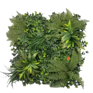 50x50cm Jungle Style Outdoor Wall Decor Artificial Green Plant Panel for Chinese New Year Decorative Plant Wall