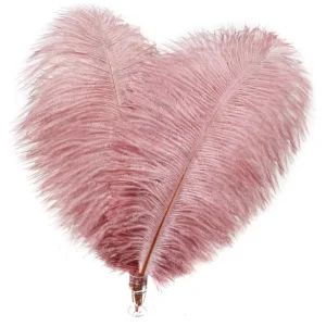 55 60cm Orange Pansy Dyed Plume Ostrich Feathers Party Carnival Home Wedding Centerpiece Vase Holiday Decor DIY Craft Floral
