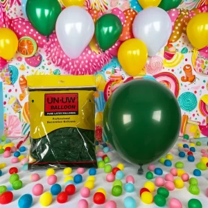 5Inch Green Standard Latex Balloons for Birthday Party Decoration Halloween Easter Graduation Air Inflatable Balloon Bulk
