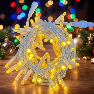 5M10M20M30M PVC Wire Epoxy Resin Filled LED Light String Outdoor IP65 Christmas Wreath Festive Lights 220V