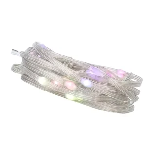 圣诞节日照明户外防水5v可寻址RGB WS2811迷你3D像素发光二极管照明铜串IP67
