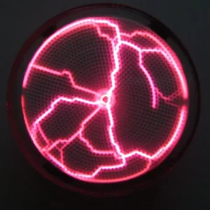 6″ Plasma Flat Plate Thunder Disk Ion Ball Voice Activated Christmas Multi-color Emitting