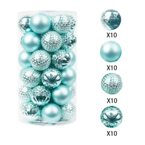 6 cm Plastic Merry Christmas Ball Ornament