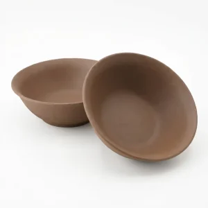 6 inch Wheat Straw Disposable Bowls BPA Free Biodegradable Compostable Natural Tableware for Parties Events Camping Home Use