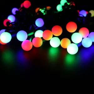 6.4m Black Wire Waterproof LED String Lights 20/40led Festival Xmas Decoration LED Fairy String Lights