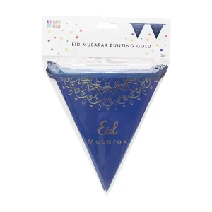 608278 Banner Triangle Flag Bunting Festival Celebration Eid Mubarak Ramadan and Eid Decoration Party Supplies