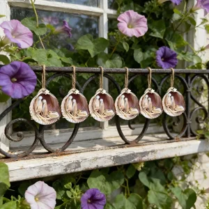6pcs Easter Decor Set Jesus Hanging Ornament Bohemian Vintage Rustic Outdoor Garden Christmas Decor