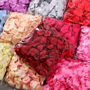 7000pcs/pack Silk Artificial Decorative Flower Rose Petals Wedding Party Decorations Rd Valentine Artificiales Petale Rose