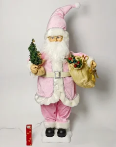 70cm Electric Animated Musical Santa Claus Christmas Decoration with Light, Factory