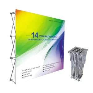 8′ X 8′ 8’X8′ Congratulations Pop up Tension Banner Custom Event Stage Backdrop