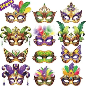 8Cm Flat Wooden Hanging Ornament Set Carnival Party Decorations & Carnival Gifts