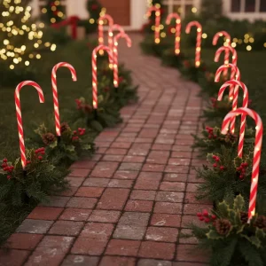 8PK 12IN 40L Waterproof IP65 Outdoor Christmas Halloween Fairy Children Candy Lights for Room Holiday Decoration