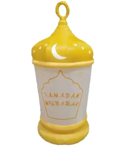 8ft Lighted Muslim Mosque Outhouse Lighted Decorative Inflatables Holidays Hanukkah Inflatable Yard Festival Lighted Decorations
