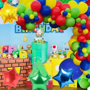 92pcs Colorful Balloon Garland Arch Kits for Carnival Theme Holiday Party Decoration Balloons Birthday Decor Backdrop Supplies