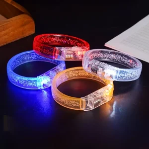 Acrylic Colorful Luminous Wristband Concert Music Festival Cheering LED Glow Bracelet