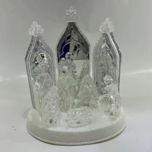Adjustable LED Musical Religious Christmas Decoration