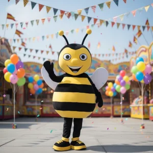 Adult Bee Animal Mascot Costume for Easter Party Durable EVA Material Cartoon Unisex