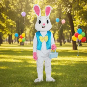 Adult Fancy Dress for Holiday Parades Halloween Carnival Party Celebration Performance Walking Easter Bunny Mascot Costume