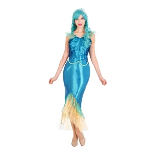 Adult Mermaid Princess Costume Women’s Dress Comfortable Breathable Polyester Stage Performance Halloween Costume High Quality