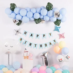 Adult and Children Birthday Party Supplies Background Decorated Balloon Set
