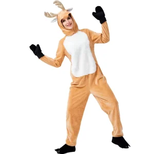 Adults & Kids Unisex Carnival Fancy Dress Party Costume Cute Christmas Reindeer From Daisy TV Movie Polyester Suits M L Sizes