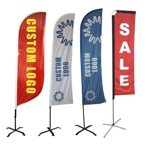 Advertising Feather Flag Flying Flags And Banners Beach Flying Feather Flag Sign Trade Show
