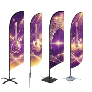 Advertising Feather Flag Flying Flags and Banners Custom Advertising Flag