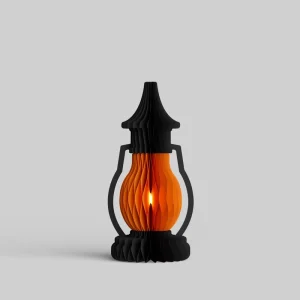 All Saints’ Day Paper Ornaments Halloween Honeycomb Baubles Pumpkin Oil Lamp Ghost Night Light Table Decorations 3D Foldable