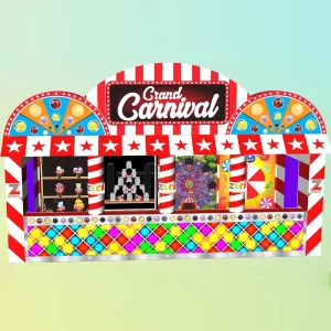 All in One Carnival Game Station Four Fun Games Combined for Birthday Party and School Event