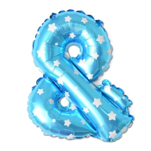 Aluminum Film Foil Balloons Exclamation Mark Question Mark Glossy Cartoon Shape Party Decorative Birthday